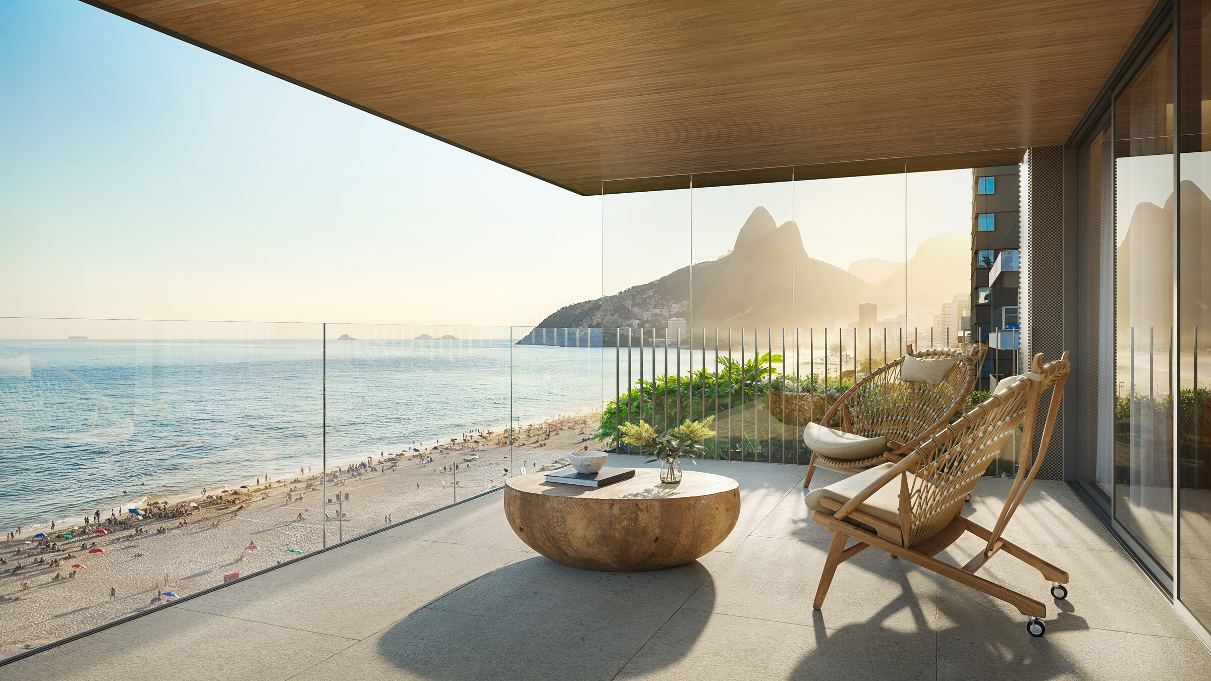 VIE Vieira Souto 432 frente para o mar 2 Varanda com vista para Ipanema e Dois Irmãos VIE Vieira Souto 432 Ipanema